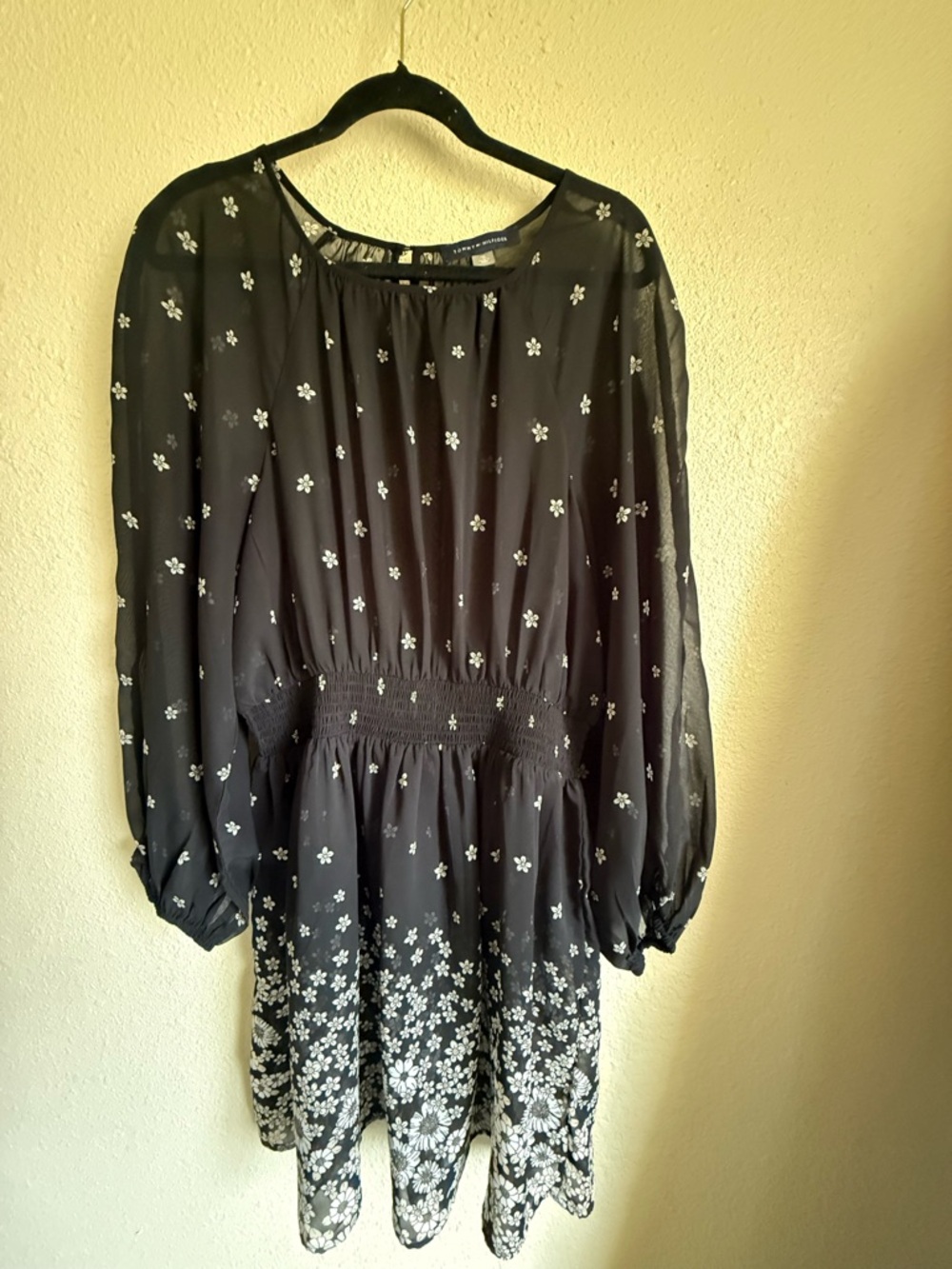 Tommy Hilfiger Black Floral Mini Dress - Picture 3 of 5
